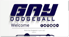 Desktop Screenshot of gaydodgeball.com